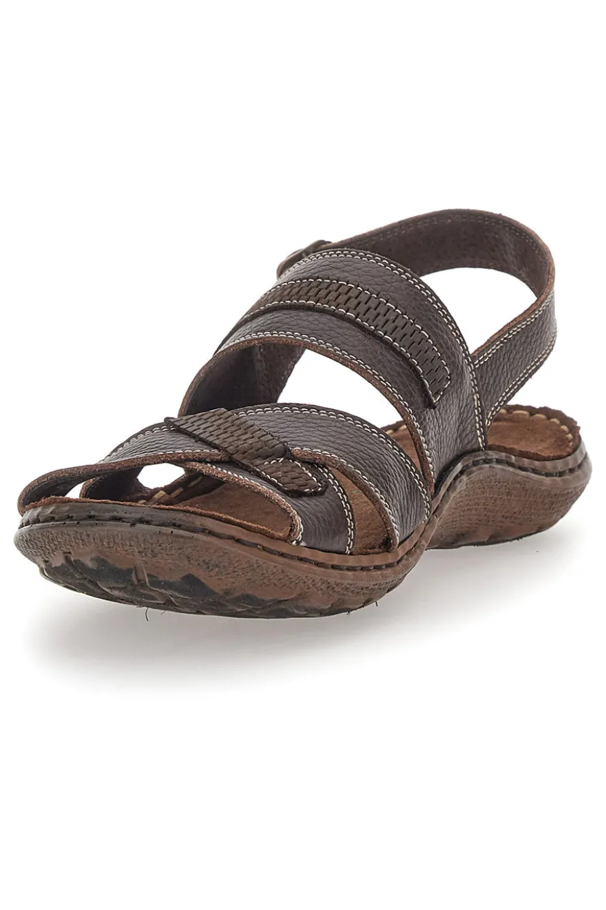 Sandali Marroni Vera Pelle Pittarello Eco 2419028