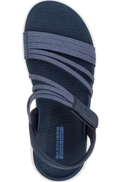 Sandali Navy con cinturini elastici Skechers GO WALK FLEX SANDAL EMMA