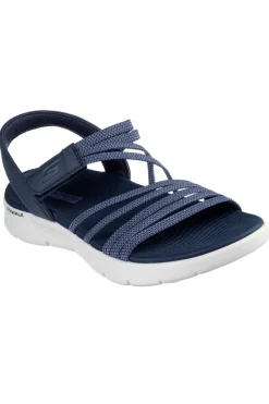 Sandali Navy con cinturini elastici Skechers GO WALK FLEX SANDAL EMMA
