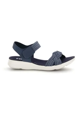 Sandali Navy con fasce intrecciate First active 5