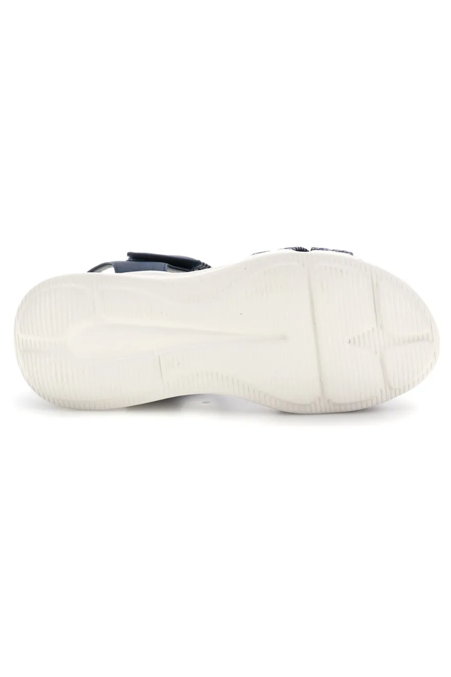 Sandali Navy con fasce intrecciate First active 5