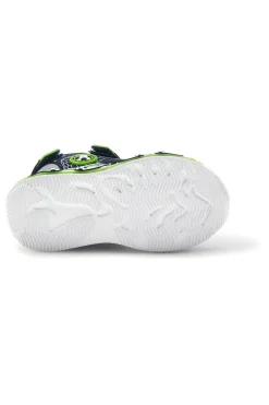 Sandali Navy con strappi e luci Pitt kids 11261