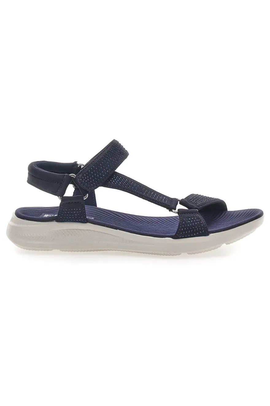 Sandali Navy con Tomaia Elastica Effetto Corda THE FIRST ACTIVE 6