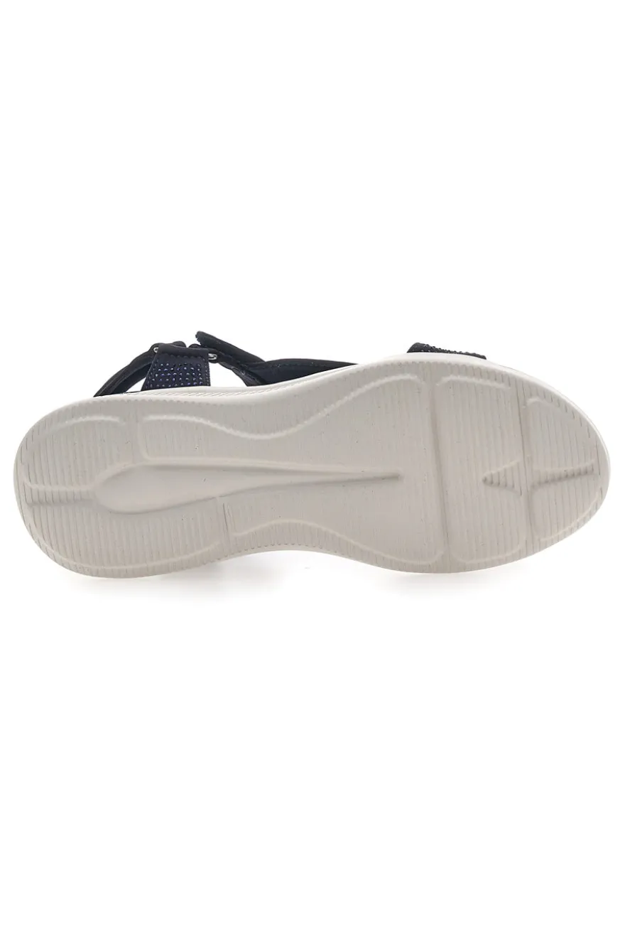 Sandali Navy con Tomaia Elastica Effetto Corda THE FIRST ACTIVE 6