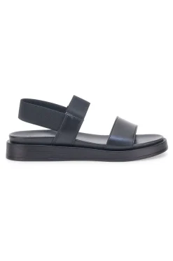 Sandali neri con fasce elastiche Pittarello Focus 28067IN