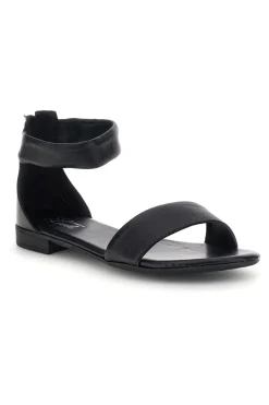 Sandali neri con fascia e cinturino Pittarello look 225495
