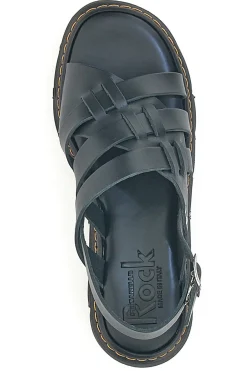 Sandali Neri Con Platform e Made in Italy Pittarello Rock 5840/C