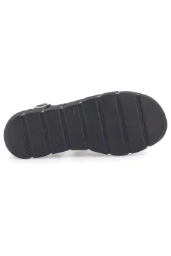 Sandali Neri Con Platform e Made in Italy Pittarello Rock 5840/C