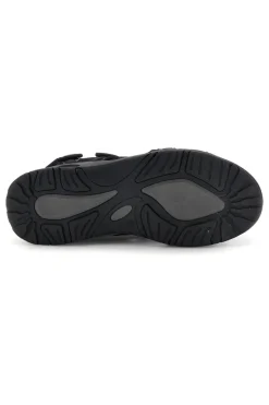 Sandali neri con strappi in velcro Jerpoint CN6