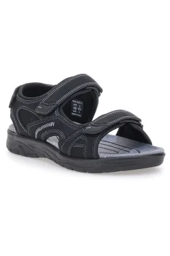 SANDALI NERI CON STRAPPO JOHES LAND 3102