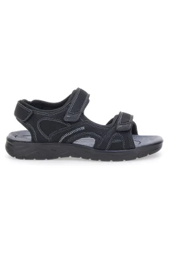 SANDALI NERI CON STRAPPO JOHES LAND 3102