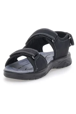 SANDALI NERI CON STRAPPO JOHES LAND 3102