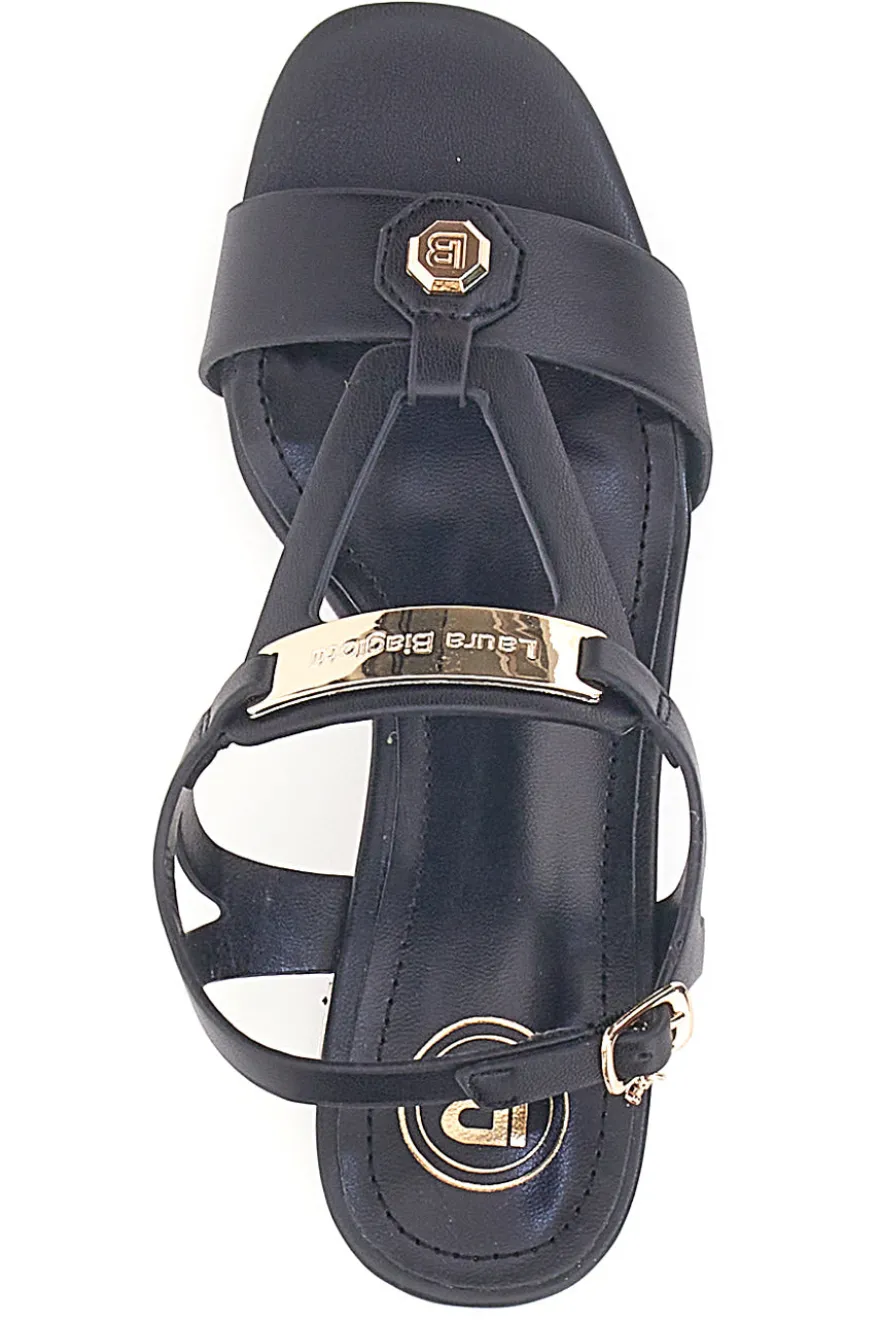 Sandali Neri Con Tacco 6,5 Cm da Donna Laura Biagiotti 8518M