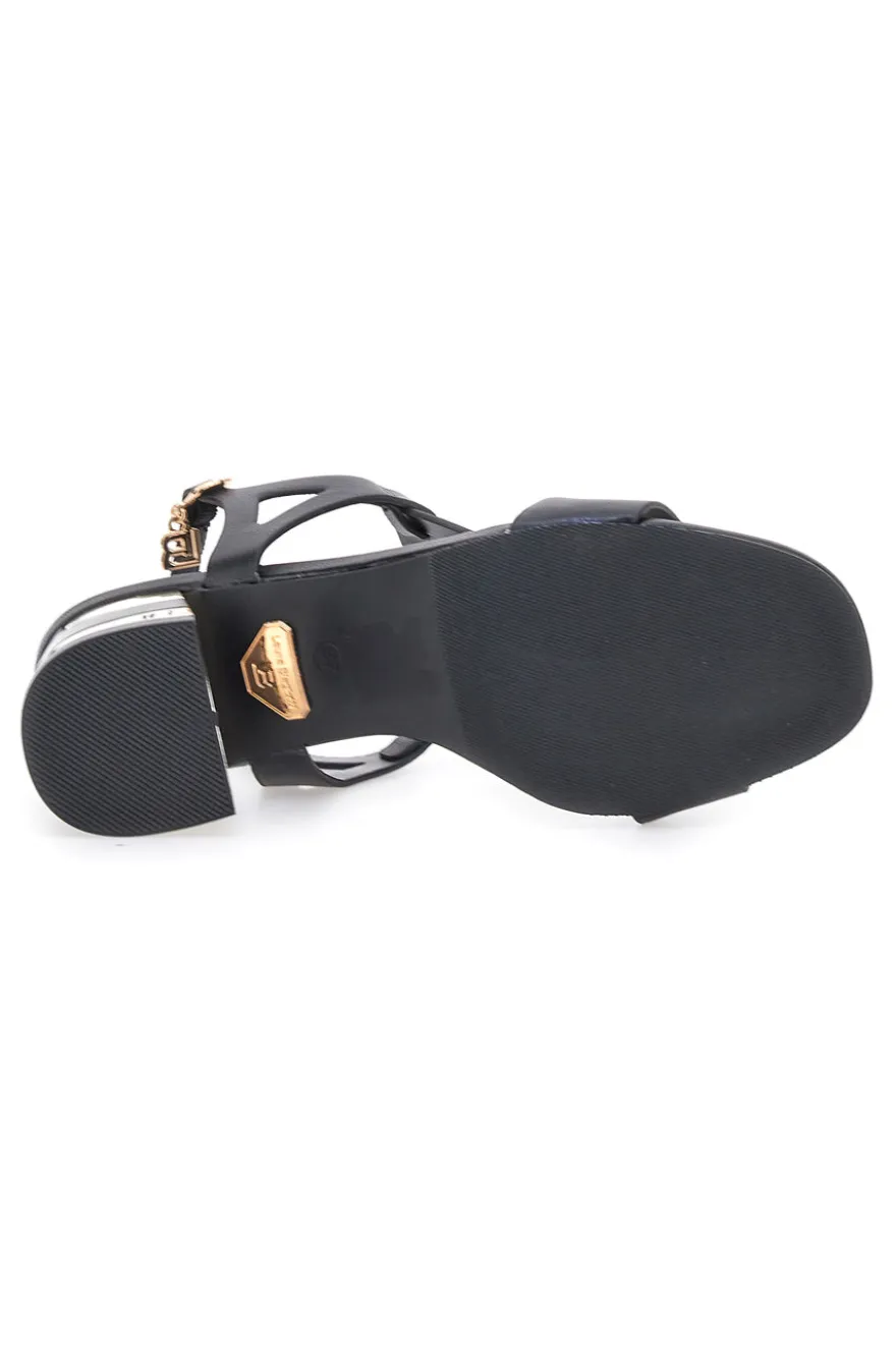 Sandali Neri Con Tacco 6,5 Cm da Donna Laura Biagiotti 8518M