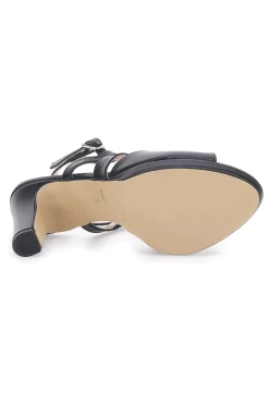 Sandali Neri con Tacco Pittarello Love 4580
