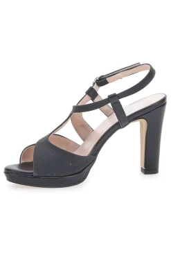 Sandali Neri con Tacco Pittarello Love 4580