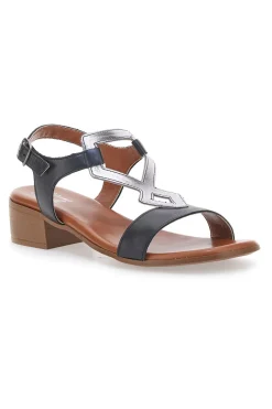 Sandali neri con Tomaia in Pelle Pittarello Look 244295