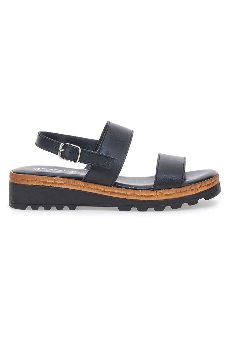 Sandali neri da Donna Pittarello Love 2994