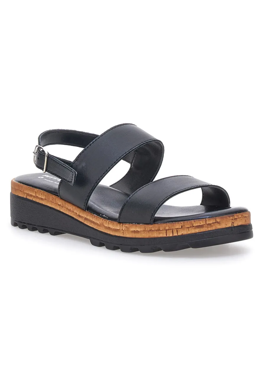 Sandali neri da Donna Pittarello Love 2994
