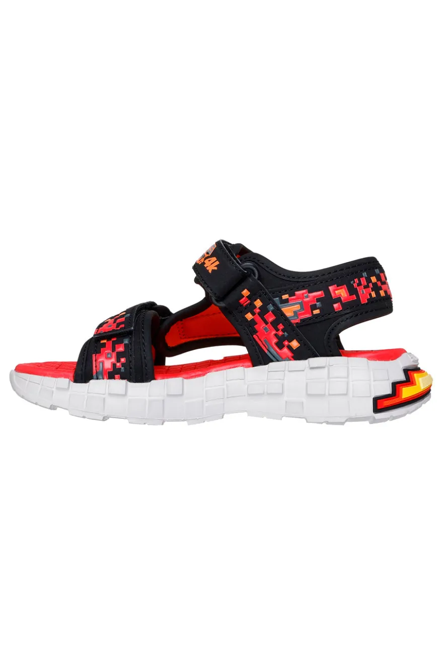 Sandali Neri e Rossi SKECHERS MEGA-SPLASH 4K
