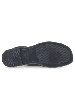 Sandali Neri Flat in Pelle Made in Italy Pittarello Focus 19348