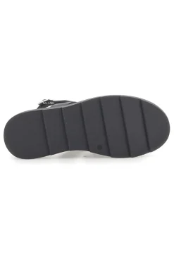 Sandali Neri In Pelle 100% Eco Friendly Pittarello Rock 5835