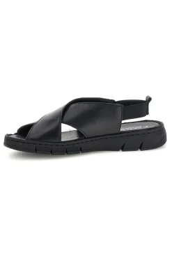 Sandali neri in pelle Pittarello focus 3324229