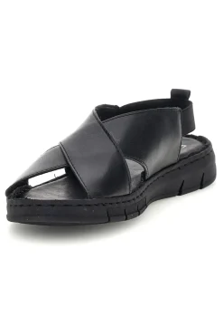 Sandali neri in pelle Pittarello focus 3324229