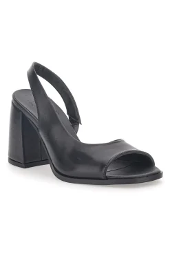 Sandali Neri In Vera Pelle Made In Italy Pittarello Glam 8241