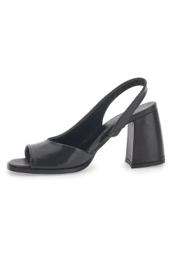 Sandali Neri In Vera Pelle Made In Italy Pittarello Glam 8241