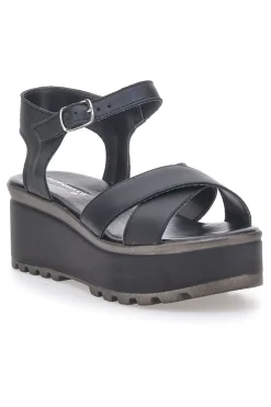 Sandali Neri in Vera Pelle con Platform PITTARELLO LOVE 3270101