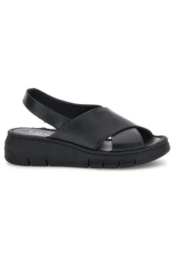 Sandali neri in vera pelle Pittarello focus 7155579