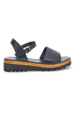 Sandali Neri in vera pelle Made in Italy con cinturino Pittarello 3185070811