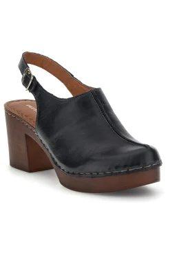 Sandali neri in vera pelle con tacco Pittarello 1143622