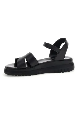 Sandali neri in vera pelle Pittarello 32841926