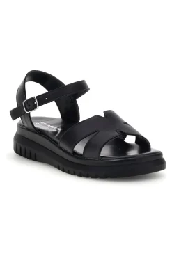 Sandali neri in vera pelle Pittarello 32841926