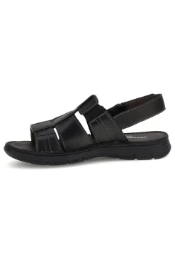 Sandali neri in vera pelle Pittarello eco 2617985