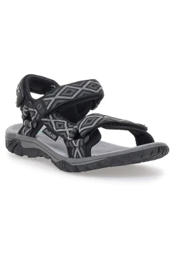 Sandali Neri Sportivi Overland 23246