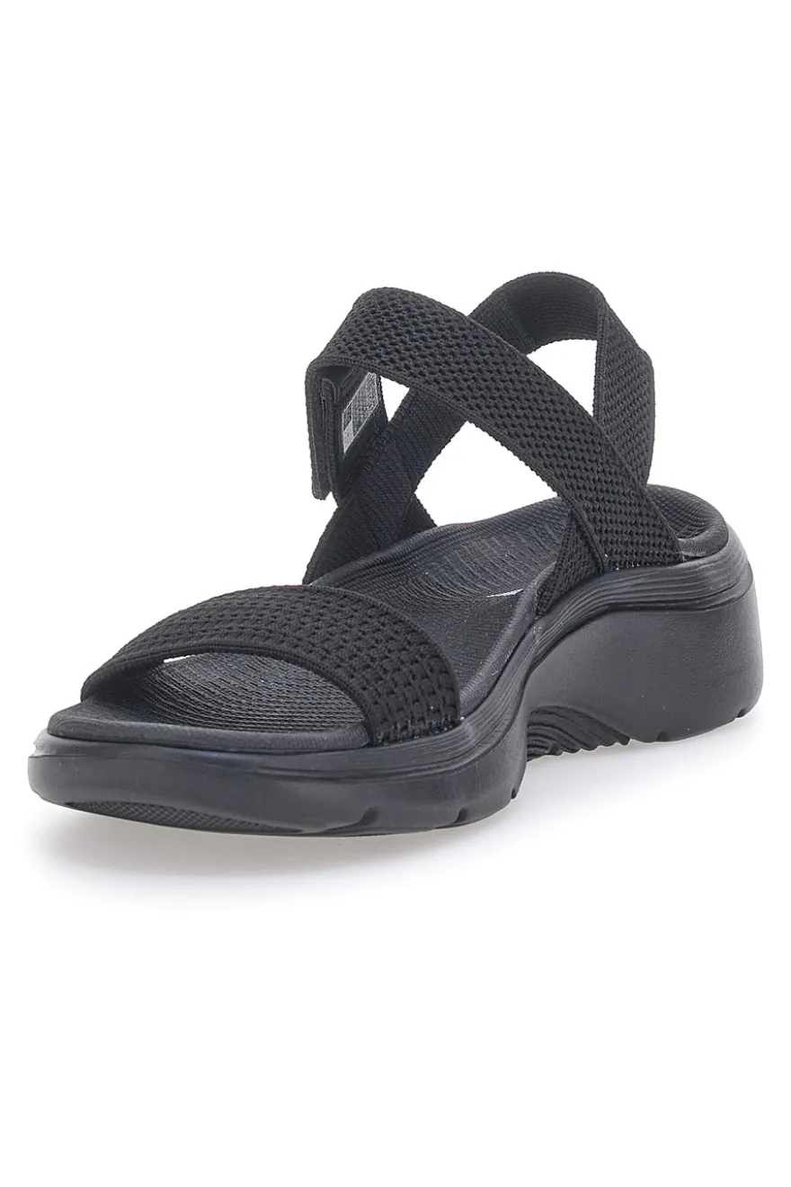 Sandali Neri Vegan Skechers GO WALK ARCH FIT 2.0 SANDAL ANNIE
