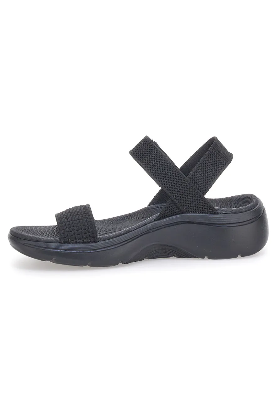 Sandali Neri Vegan Skechers GO WALK ARCH FIT 2.0 SANDAL ANNIE