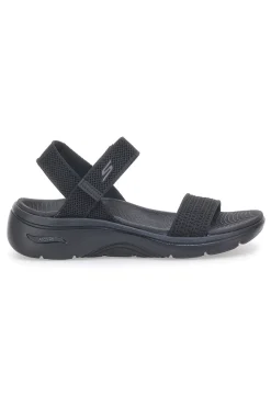Sandali Neri Vegan Skechers GO WALK ARCH FIT 2.0 SANDAL ANNIE