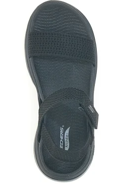 Sandali Neri Vegan Skechers GO WALK ARCH FIT 2.0 SANDAL ANNIE