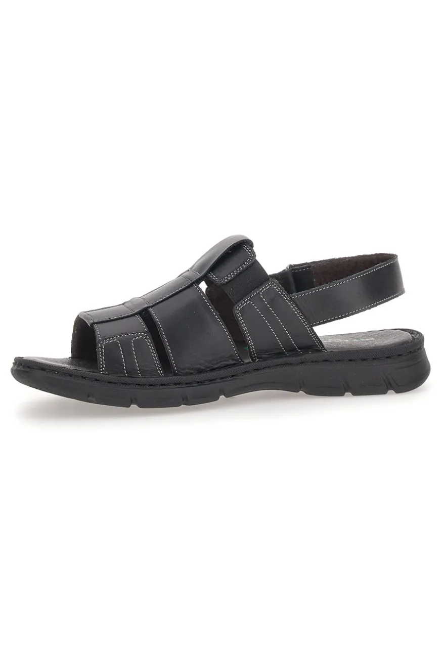 Sandali Neri Vera Pelle Pittarello Eco 2417985