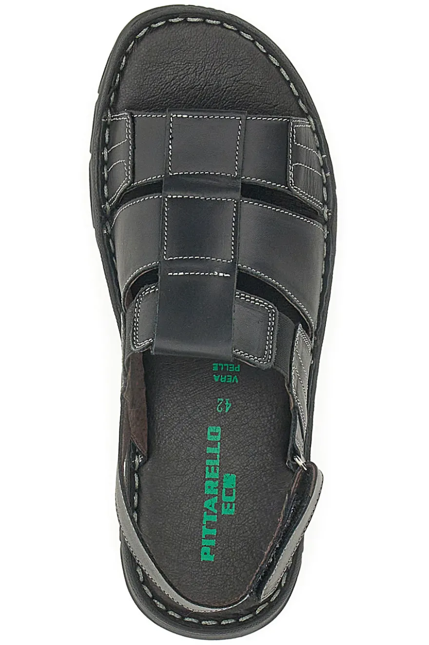 Sandali Neri Vera Pelle Pittarello Eco 2417985