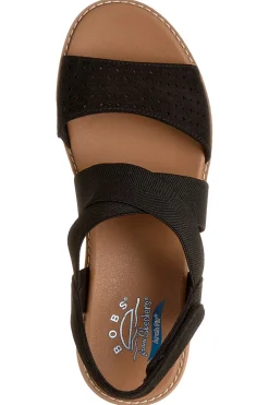 Sandali nero con fascia incrociata e Arch Fit Skechers Arch Fit Oasis B Perf