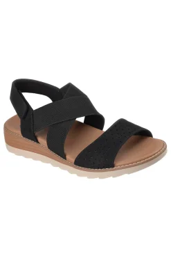 Sandali nero con fascia incrociata e Arch Fit Skechers Arch Fit Oasis B Perf