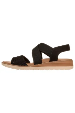 Sandali nero con fascia incrociata e Arch Fit Skechers Arch Fit Oasis B Perf