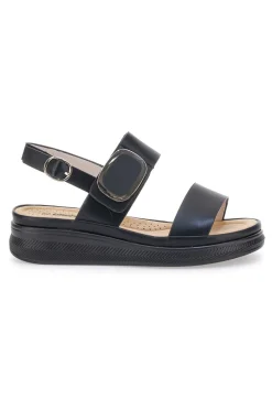 Sandali Nero Con Platform Energy 463