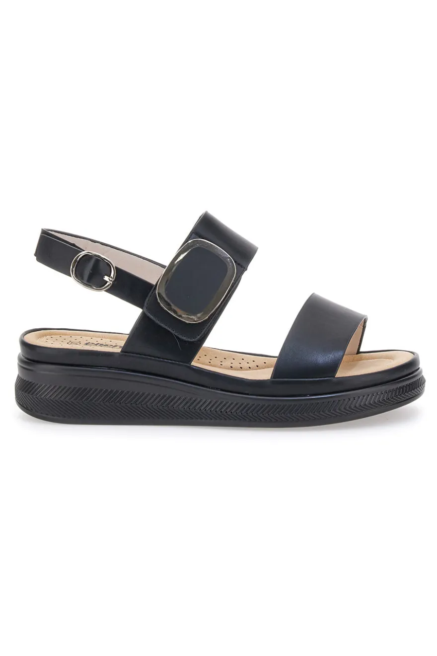 Sandali Nero Con Platform Energy 463