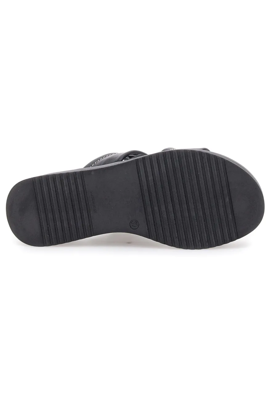 Sandali Nero con zeppa platform Pittarello 44874